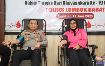 Sinergi Polri dan Warga Lombok Barat dalam Bhakti Kesehatan 2025