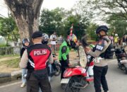 Edukasi dan Teguran Persuasif Warnai Operasi Patuh di Timur Bundaran GMS, Lombok Barat