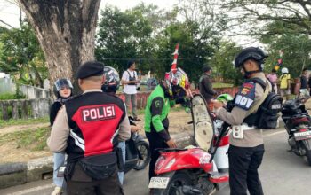 Tertib Berlalu Lintas, Prioritas Satlantas Polres Lombok Barat dalam Operasi Patuh Rinjani
