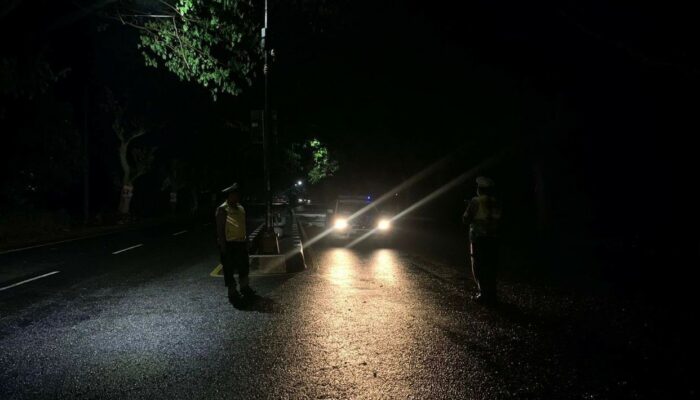 Bypass Lombok Barat Lebih Aman Berkat Patroli Malam Rutin Satlantas