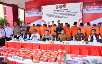 Jelang HUT Bhayangkara Ke-79, Kapolda Sulteng Pimpin Pemusnahan Barang Bukti Narkotika Sabu 40 Kg