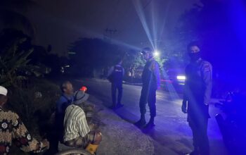 Patroli Malam Intensif Polres Lombok Barat Amankan Kecamatan Kuripan dari 3C dan Balap Liar