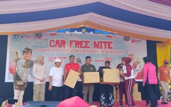 Pemda dan Polres Lombok Barat Gelar CFD di Gerung, Warga Tumpah Ruah di Jalan