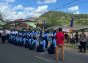Semarak Lomba Gerak Jalan HUT RI ke-80 di Sekotong Berlangsung Meriah dan Aman