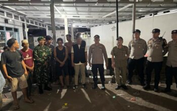 Patroli Gabungan Polsek Kediri Ciptakan Rasa Aman di Titik Rawan Kecamatan Kediri