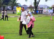 Antusias Ibu-Ibu Serbu Gerakan Pangan Murah Polri, Sembako Ludes Diborong