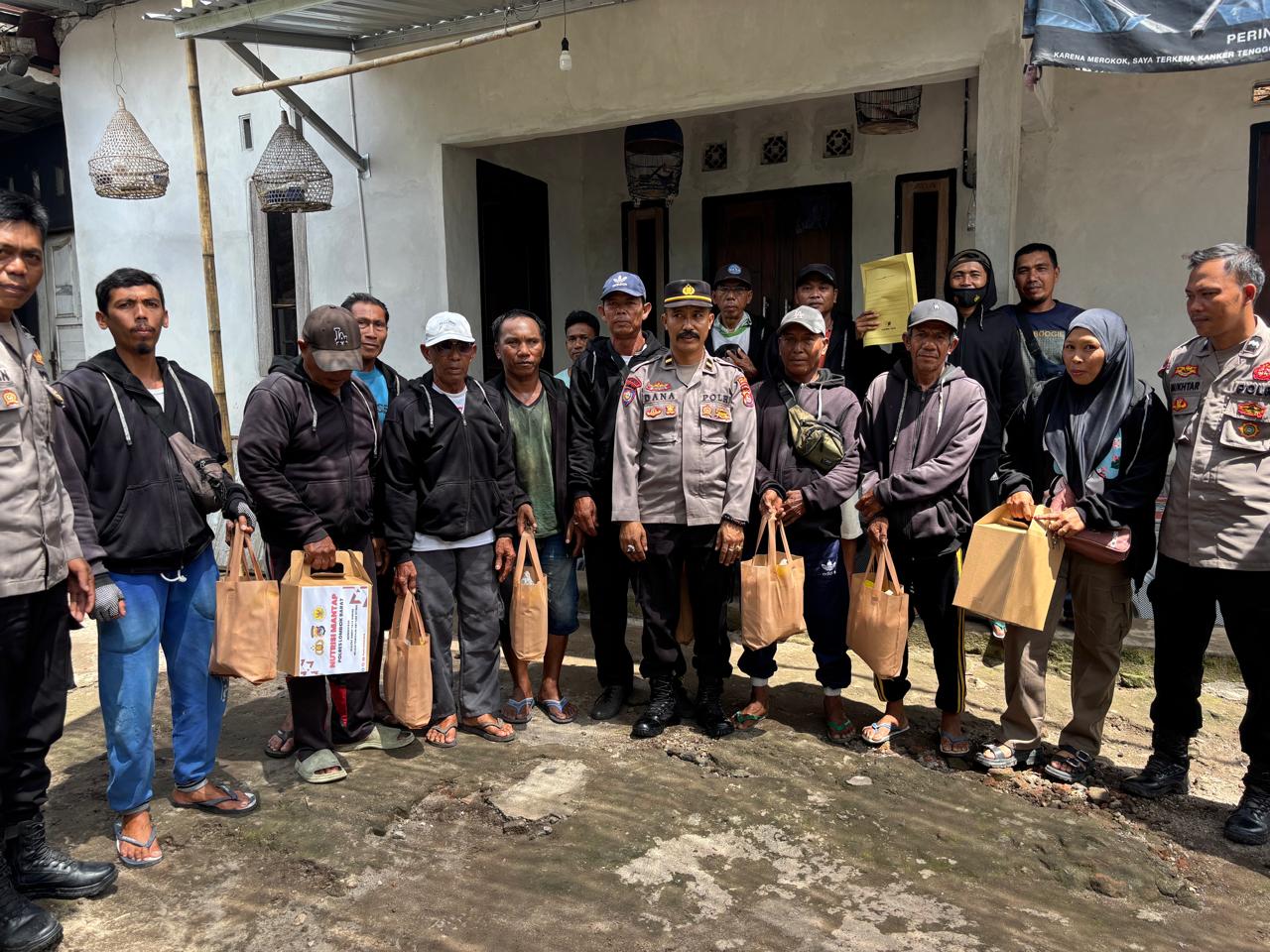 Polres Lombok Barat Peduli Pekerja Keras Lewat Program Nutrisi Mantap