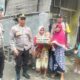 Sukarela! Personel Polsek Kediri Beri Telur ke Balita Stunting